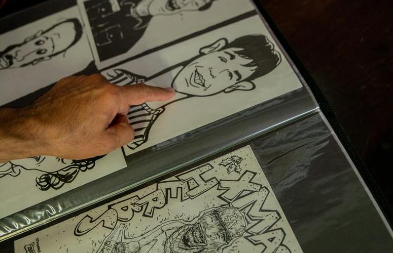 dessinateur de presse caricature